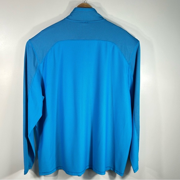 Calvin Klein Performance 1/4 Zip Long Sleeve Shirt Sleeve Spell Out; Men’s XXL - Picture 10 of 13